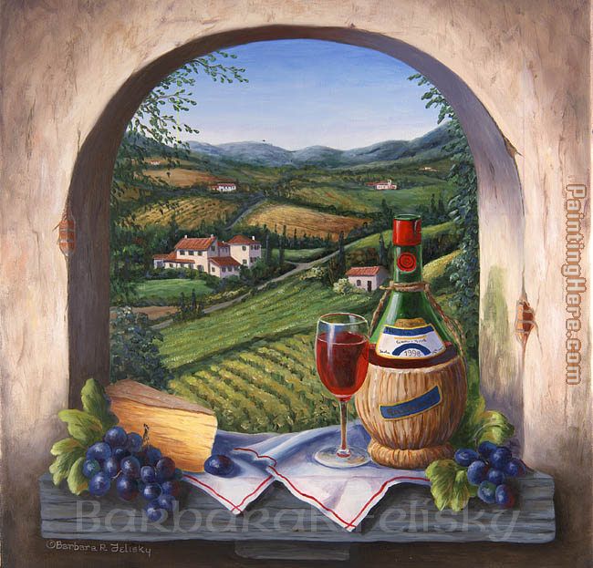 Chianti Vista painting - Barbara Felisky Chianti Vista art painting